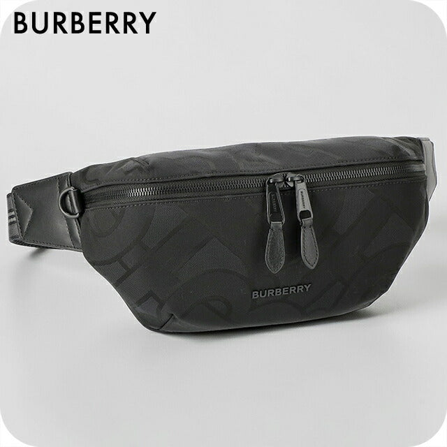 Burberry Body Bag 男士品牌 BURBERRY CHINA 8043707 A1189 黑色斜挎包 轻便小品牌 奢华时尚 礼物男士 实用酷炫