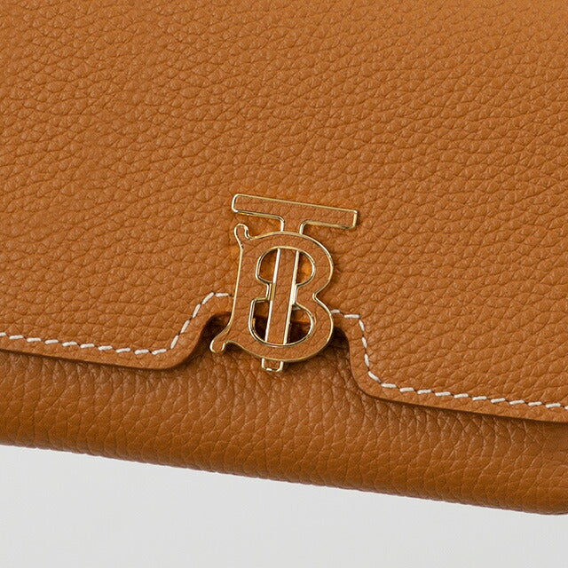 バ-バリ- 三つ折り財布 レディース ブランド BURBERRY 8049218 ライトブラウン BU-8049218