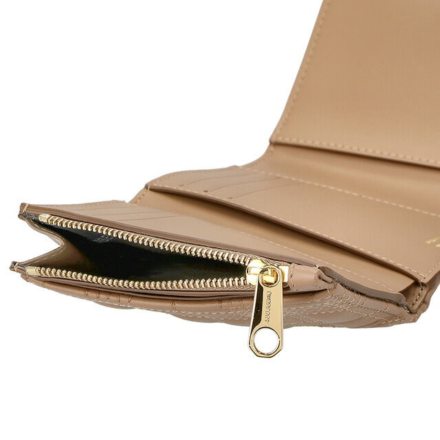 バ-バリ- 三つ折り財布 レディース ブランド BURBERRY 8054375 ベージュ BU-8054375