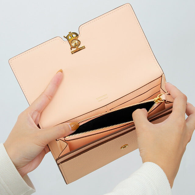 バ-バリ- 長財布 レディース ブランド BURBERRY 8055218 ライトピンク BU-8055218