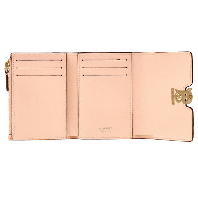 バ-バリ- 三つ折り財布 レディース ブランド BURBERRY 8055219 ライトピンク BU-8055219