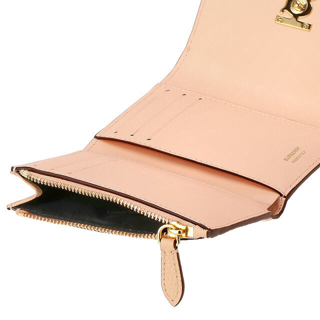 バ-バリ- 三つ折り財布 レディース ブランド BURBERRY 8055219 ライトピンク BU-8055219
