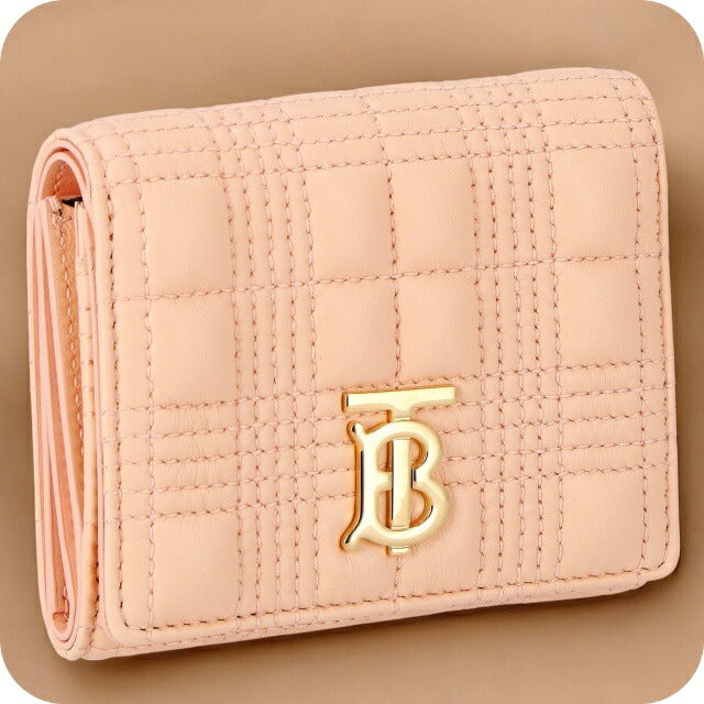 新品タグ付き★バーバリー★Burberry★M★ピンク★あざやか★ BURBERRY - バーバリー BURBERRY 財布 三つ折り TB