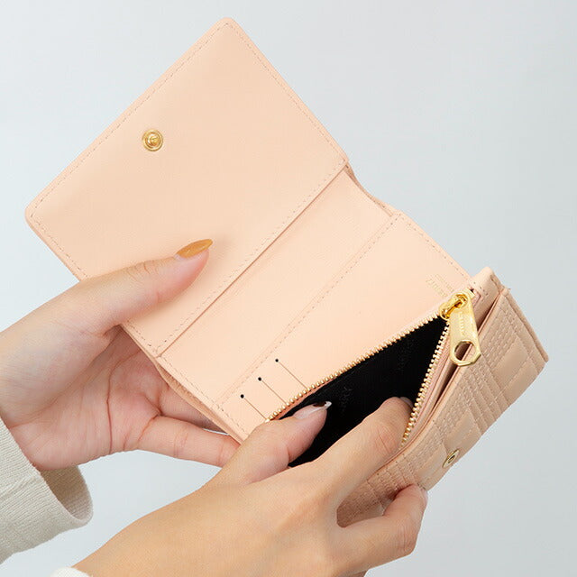 バ-バリ- 三つ折り財布 レディース ブランド BURBERRY 8056100 ライトピンク BU-8056100