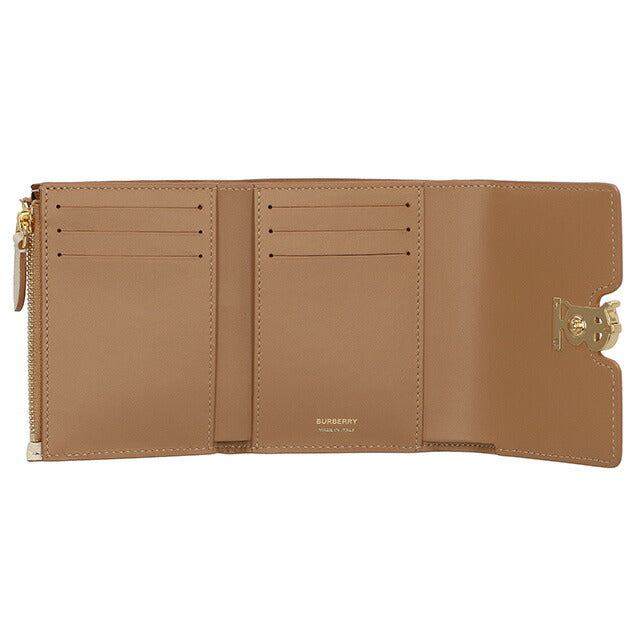 バ-バリ- 三つ折り財布 レディース ブランド BURBERRY 8059623 ベージュ BU-8059623