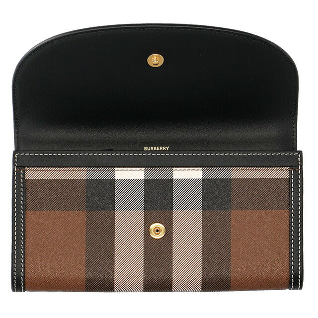 バ-バリ- 長財布 メンズ レディース ブランド BURBERRY 8062299 ダークバーチブラウン BU-8062299