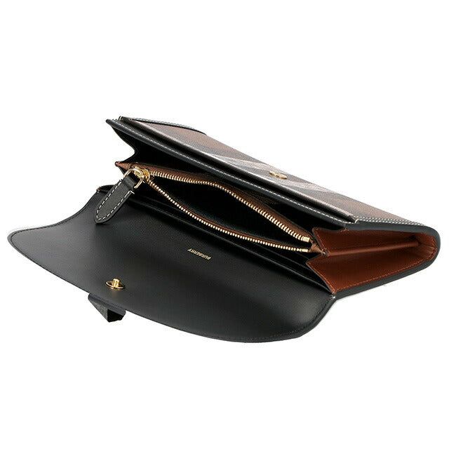 バ-バリ- 長財布 メンズ レディース ブランド BURBERRY 8062299 ダークバーチブラウン BU-8062299