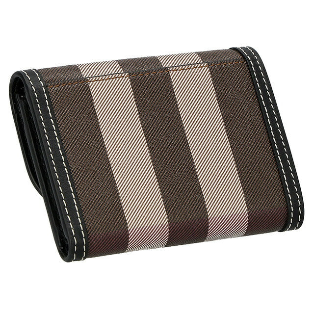 バ-バリ- 三つ折り財布 レディース ブランド BURBERRY 8062300 ダークバーチブラウン BU-8062300