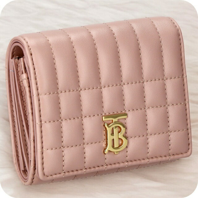 バ-バリ- 三つ折り財布 レディース ブランド BURBERRY 8062369 ピンク BU-8062369