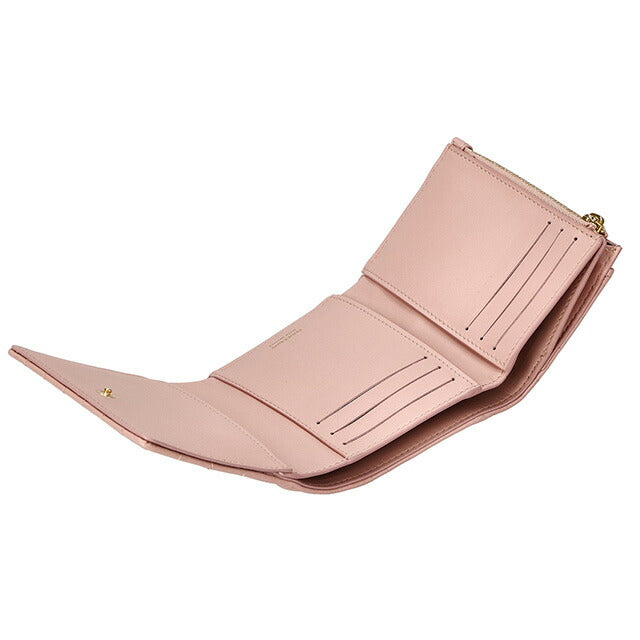 バ-バリ- 三つ折り財布 レディース ブランド BURBERRY 8062369 ピンク BU-8062369