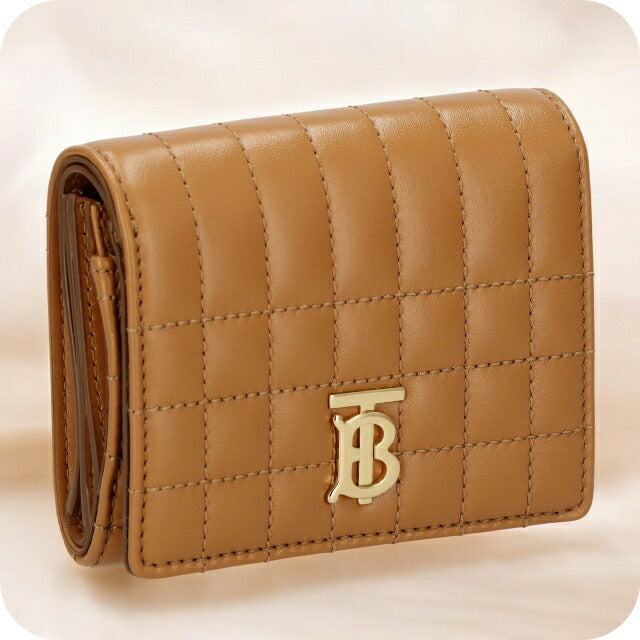 バ-バリ- 三つ折り財布 レディース ブランド BURBERRY 8062376 ブラウン BU-8062376