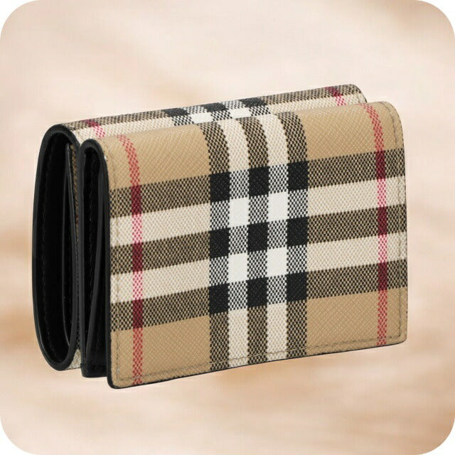 バ-バリ- 三つ折り財布 メンズ レディース ブランド BURBERRY 8064451 ベージュ BU-8064451