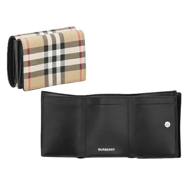 バ-バリ- 三つ折り財布 メンズ レディース ブランド BURBERRY 8064451 ベージュ BU-8064451