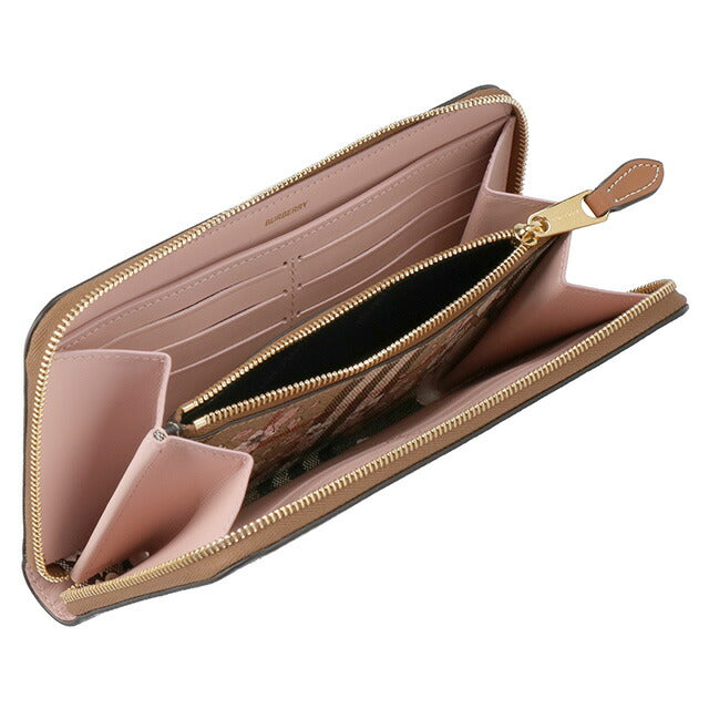 バ-バリ- 長財布 レディース ブランド BURBERRY 8067134 ベージュ BU-8067134