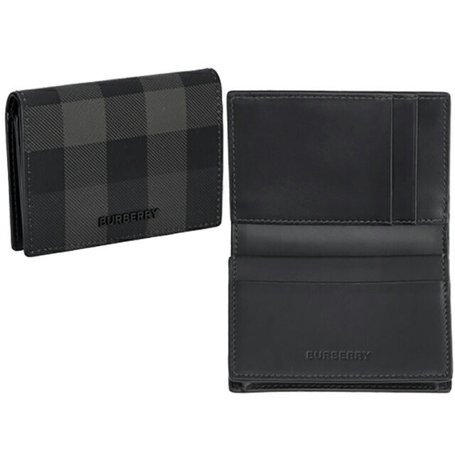 バ-バリ- カードケース メンズ ブランド BURBERRY 8070204 ブラック BU-8070204