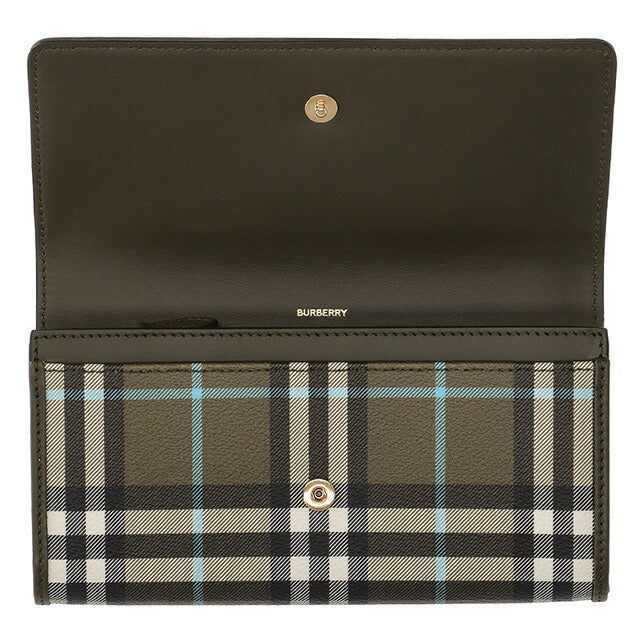 バ-バリ- 長財布 メンズ ブランド BURBERRY 8073902 オリーブグリーンカーキ BU-8073902