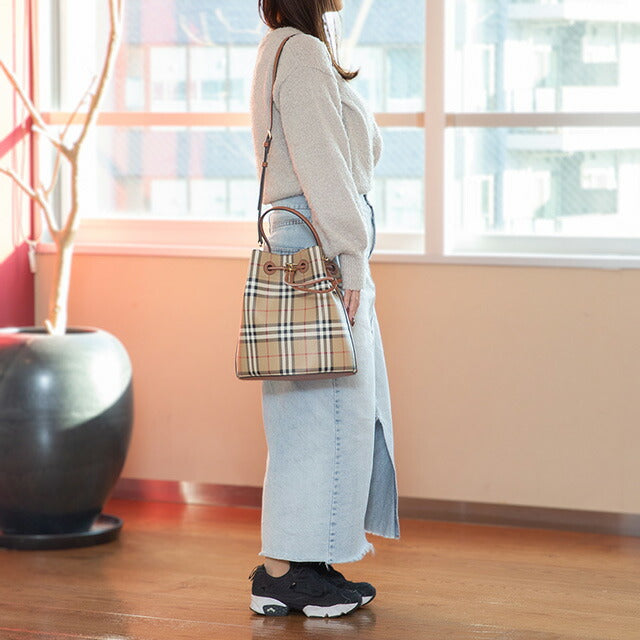 バ-バリ- ハンドバッグ レディース ブランド BURBERRY 8073948 ベージュ BU-8073948