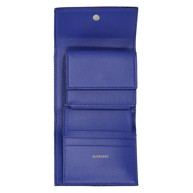 バ-バリ- 三つ折り財布 メンズ ブランド BURBERRY 8086004 ナイトブルー BU-8086004