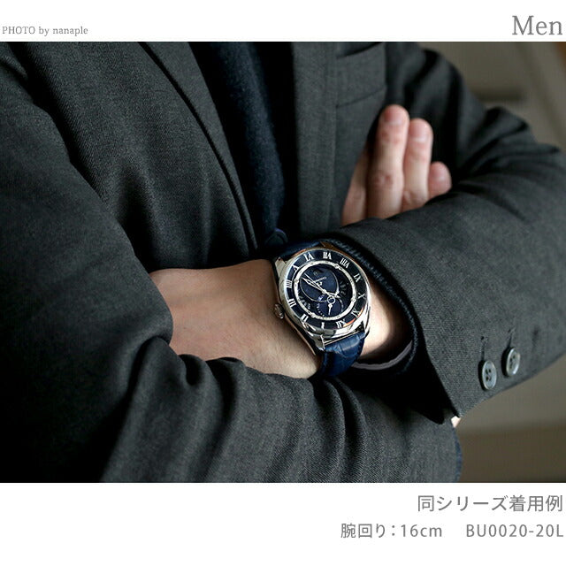 公民Campanola Eco Drive Collection Ring Ring ring Solar Eco Drive观看品牌男士月球太阳能Sora Kagami BU0020-20L BU0020-20L