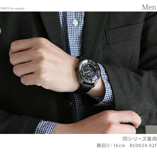 公民Campanola Eco Drive Collection Ring Ring serar Seiken观看品牌男士月球阶段BU0024-02F BU0024-02F