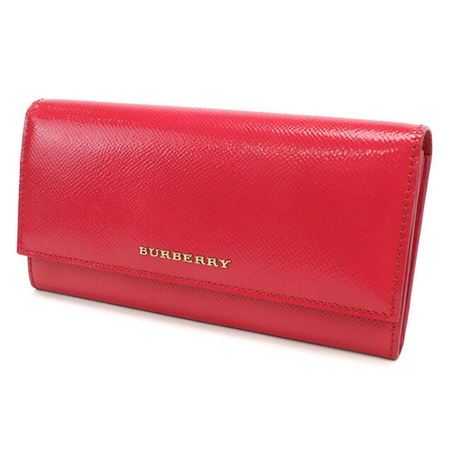バーバリー 長財布ニ折小銭入付き レディース ブランド BURBERRY 3975041 CRIMSON PINK 財布 BUR3975041011