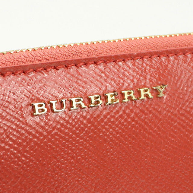 バーバリー 長財布ラウンドファスナー レディース ブランド BURBERRY 3975049 CORAL PINK 財布 BUR3975049011