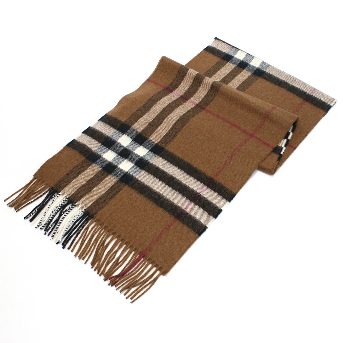 バーバリー マフラー ユニセックス ブランド カシミア100% スコットランド 8037147 BIRCH BROWN ブラウン系 マルチカラー 小物 BUR8037147011