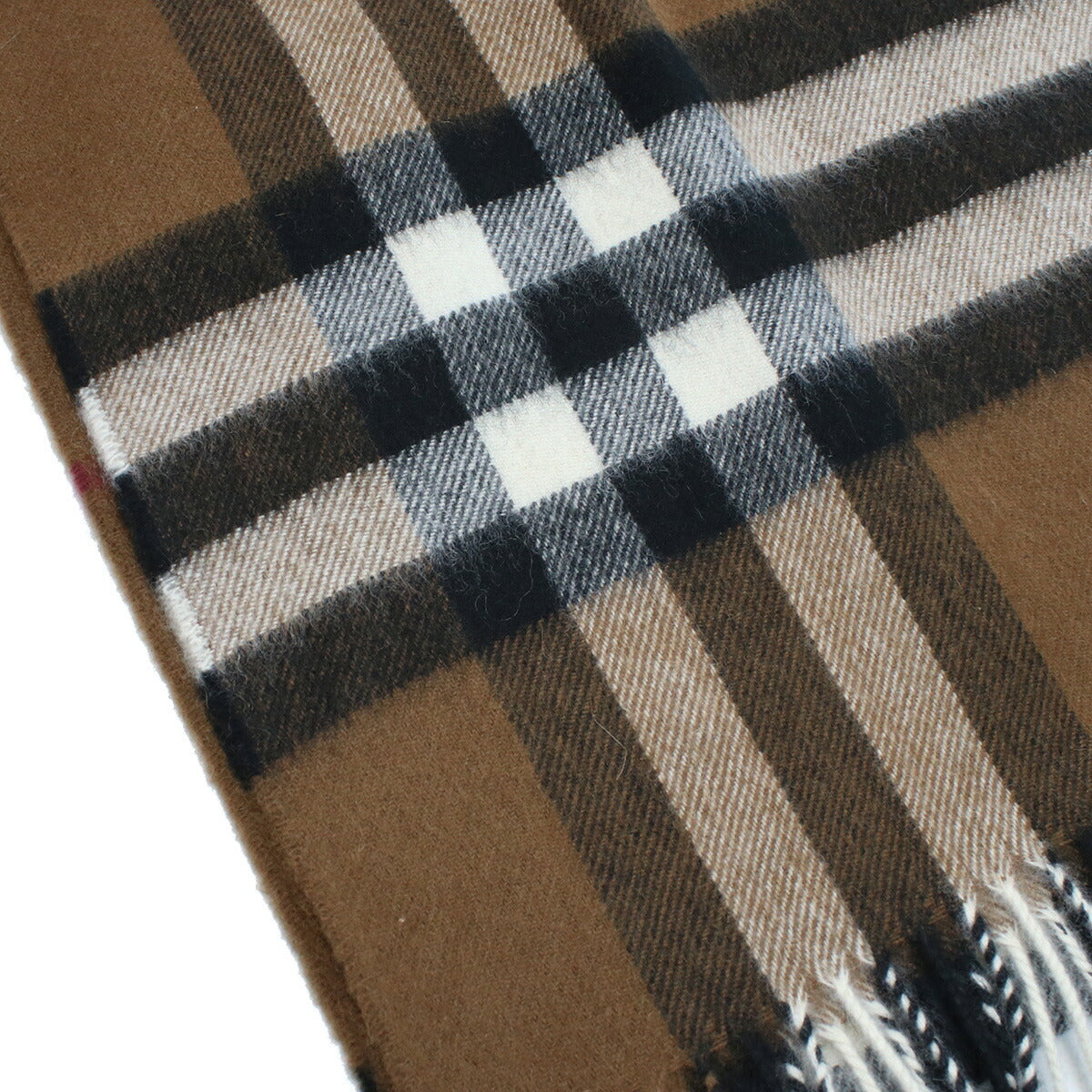 バーバリー マフラー ユニセックス ブランド カシミア100% スコットランド 8037147 BIRCH BROWN ブラウン系 マルチカラー 小物 BUR8037147011