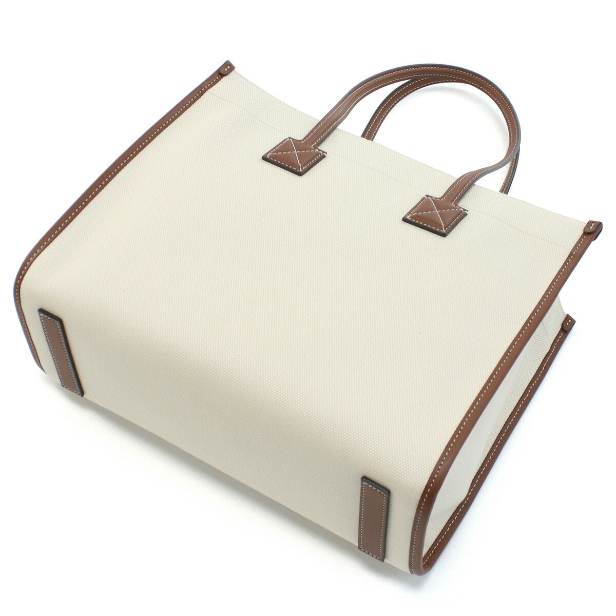 バーバリー トートバッグ レディース ブランド コットン イタリア 8044138 NATURAL-TAN ホワイト系 ブラウン系 バッグ BUR8044138011