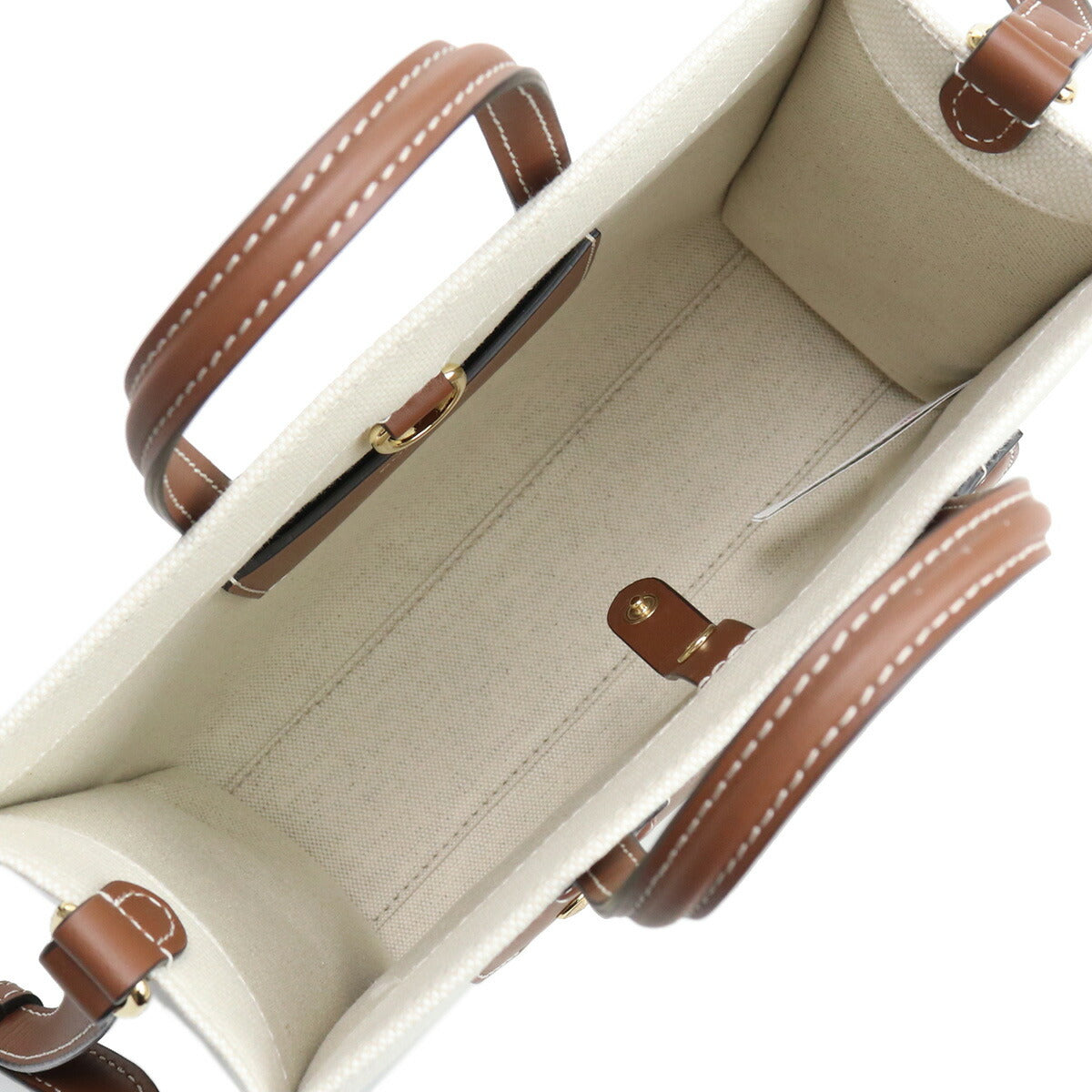 バーバリー トートバッグ レディース ブランド コットン イタリア 8044143 NATURAL-TAN ホワイト系 ブラウン系 バッグ BUR8044143011