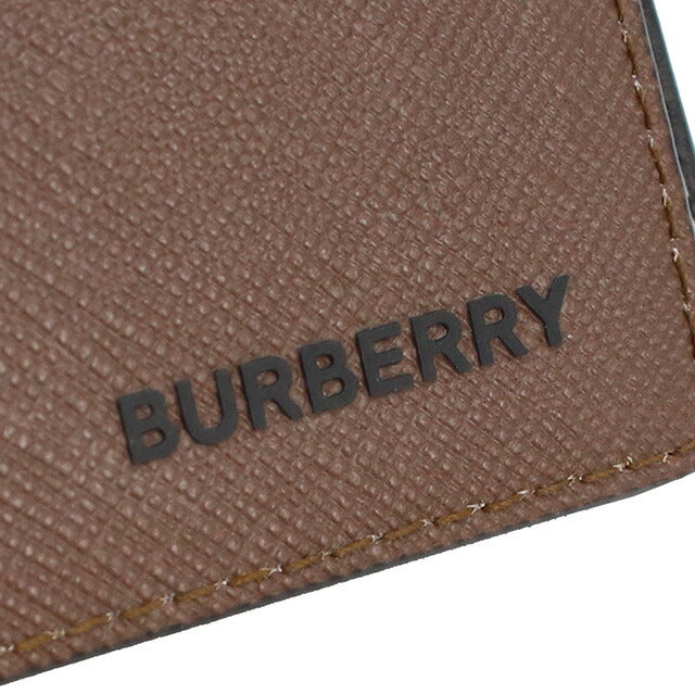 バーバリー 長財布ニ折小銭入付き メンズ ブランド BURBERRY 8052803 DARK BIRCH BROWN ブラウン系 マルチカラー 財布 BUR8052803011