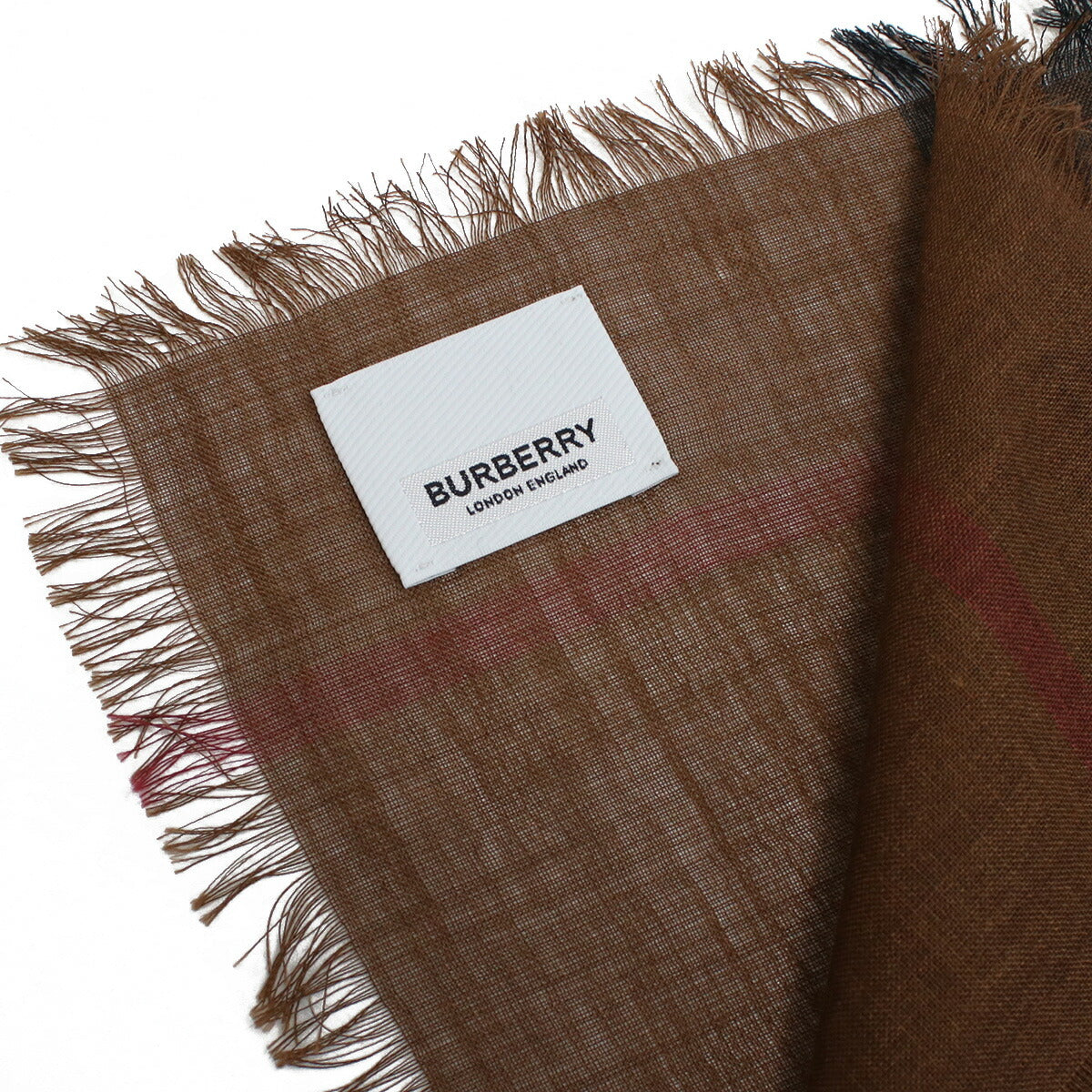 バーバリー スカーフ ユニセックス ブランド ウールイタリア 8057385 DARK BIRCH BROWN ブラウン系 マルチカラー 小物 BUR8057385011