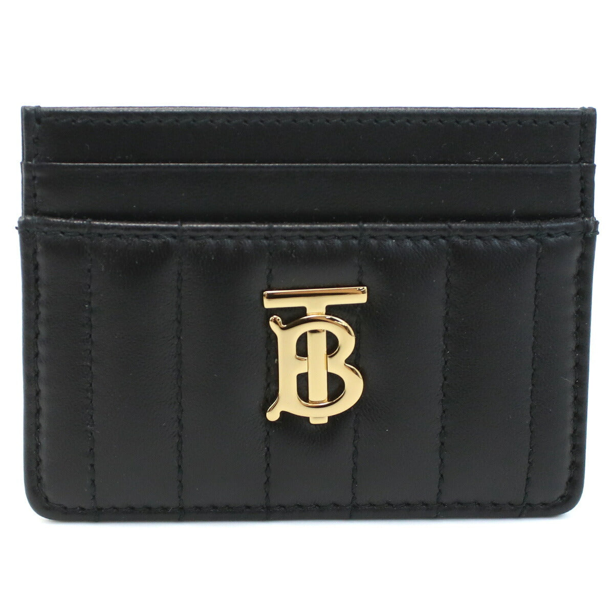 バーバリー カードケース レディース レザー イタリア 8062374 BLACK-LIGHT GOLD ブラック 財布 BUR8062374011