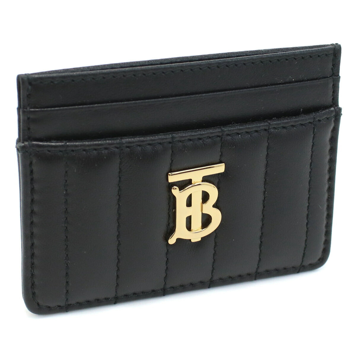 バーバリー カードケース レディース レザー イタリア 8062374 BLACK-LIGHT GOLD ブラック 財布 BUR8062374011