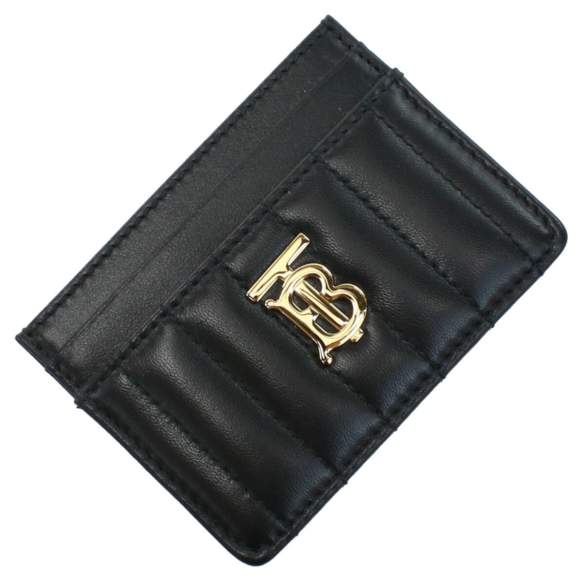 バーバリー カードケース レディース レザー イタリア 8062374 BLACK-LIGHT GOLD ブラック 財布 BUR8062374011