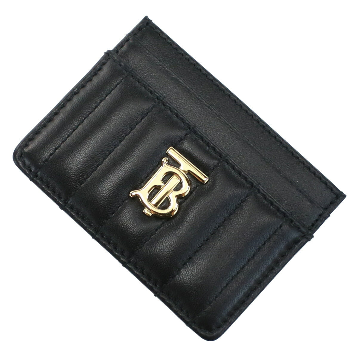 バーバリー カードケース レディース レザー イタリア 8062374 BLACK-LIGHT GOLD ブラック 財布 BUR8062374011