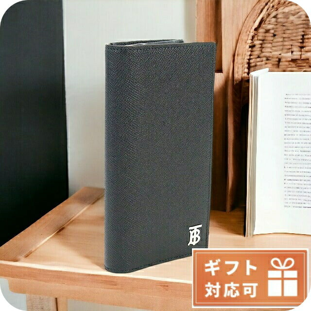 バーバリー 長財布ニ折小銭入付き メンズ レザー イタリア