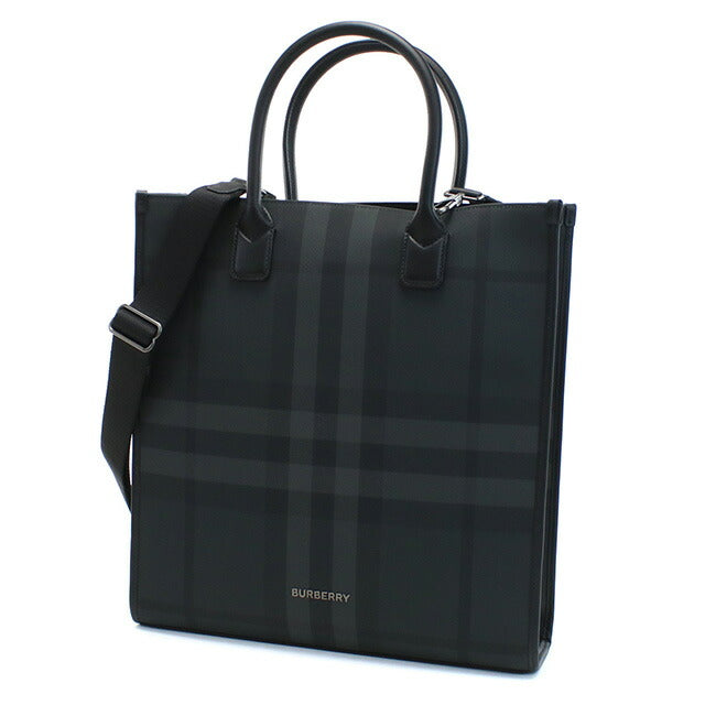 バーバリー トートバッグ ユニセックス ブランド BURBERRY ルーマニア 8062951 CHARCOAL グレー系 バッグ BUR8062951011