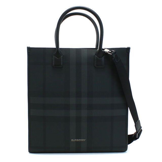 バーバリー トートバッグ ユニセックス ブランド BURBERRY ルーマニア 8062951 CHARCOAL グレー系 バッグ BUR8062951011