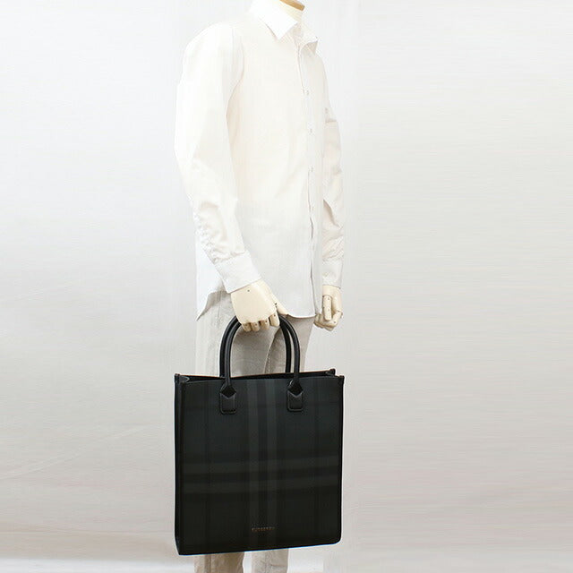 バーバリー トートバッグ ユニセックス ブランド BURBERRY ルーマニア 8062951 CHARCOAL グレー系 バッグ BUR8062951011