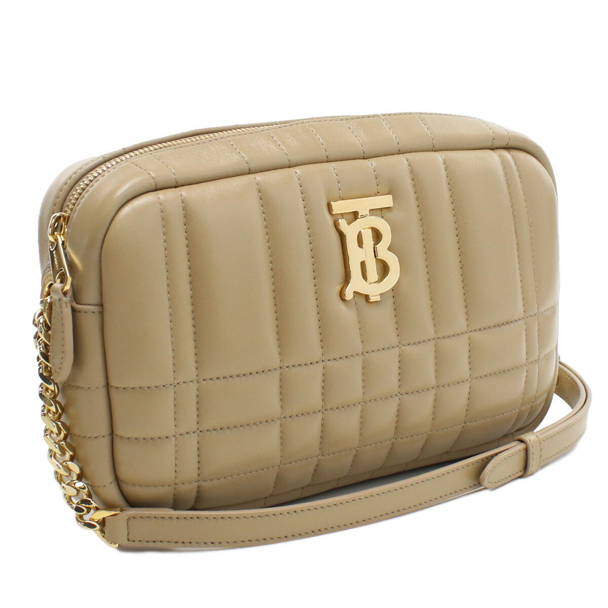 バーバリー 斜め掛けショルダーバッグ レディース レザー イタリア 8063022 OAT BEIGE ベージュ系 バッグ BUR8063022011
