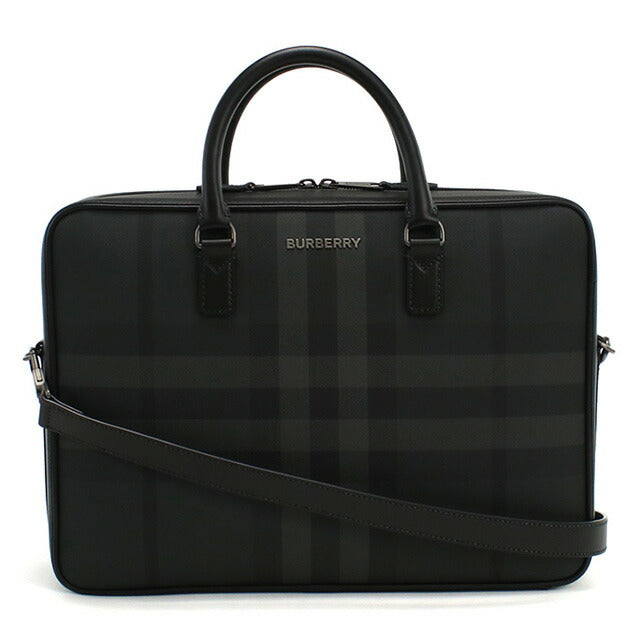 バーバリー ブリーフケース メンズ ブランド BURBERRY ルーマニア 8065338 CHARCOAL グレー系 バッグ BUR8065338011