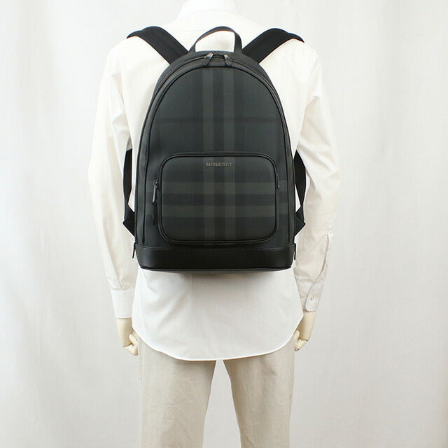 バーバリー リュック メンズ ブランド BURBERRY ルーマニア 8065630 CHARCOAL グレー系 バッグ BUR8065630011