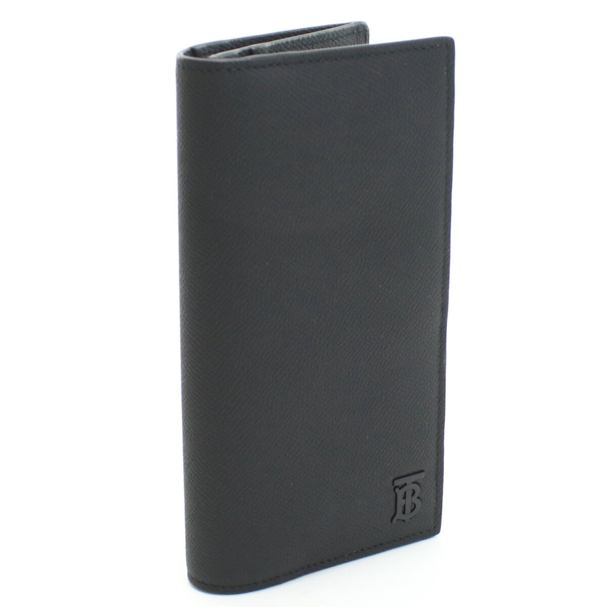 バーバリー 長財布ニ折小銭入付き メンズ レザー イタリア 8069733 BLACK-BLACK ブラック 財布 BUR8069733011