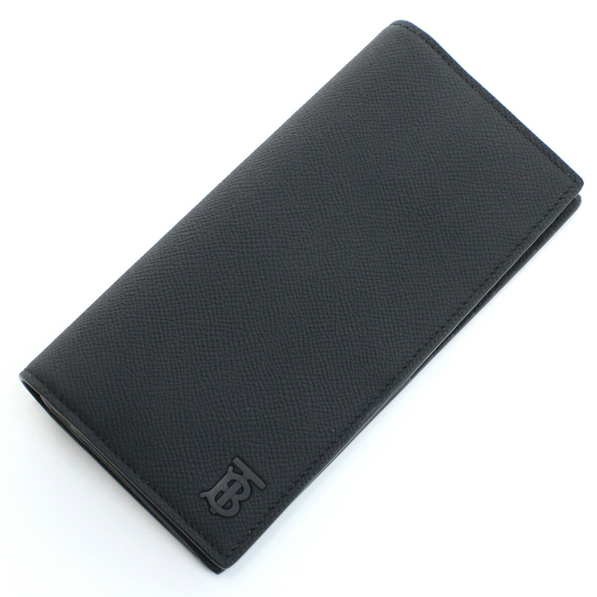 バーバリー 長財布ニ折小銭入付き メンズ レザー イタリア 8069733 BLACK-BLACK ブラック 財布 BUR8069733011