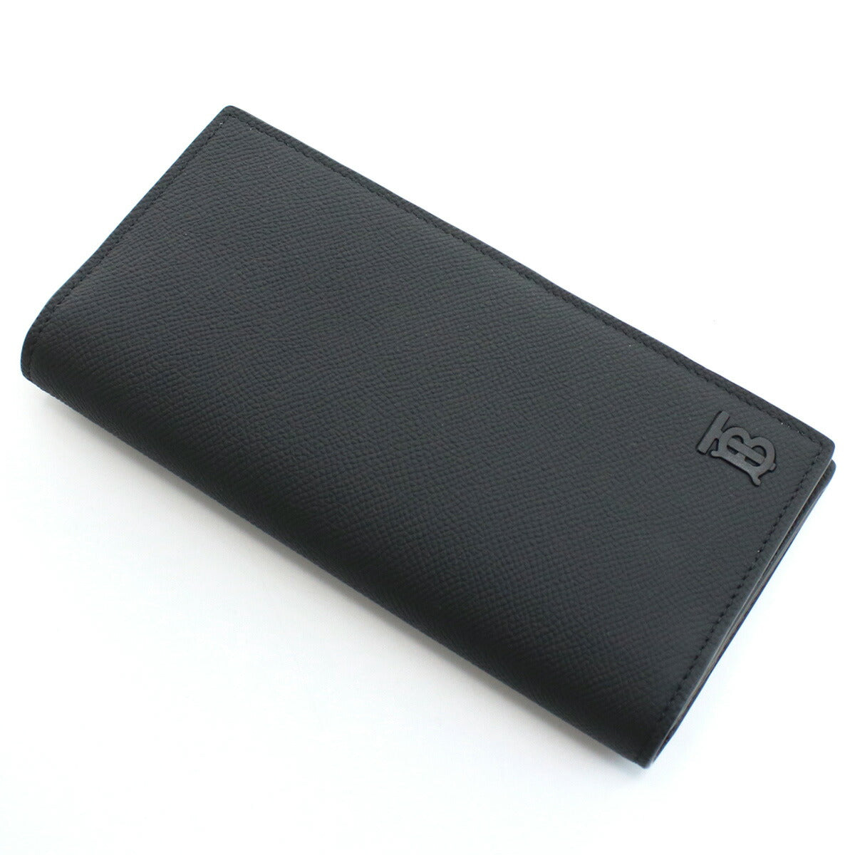 バーバリー 長財布ニ折小銭入付き メンズ レザー イタリア 8069733 BLACK-BLACK ブラック 財布 BUR8069733011