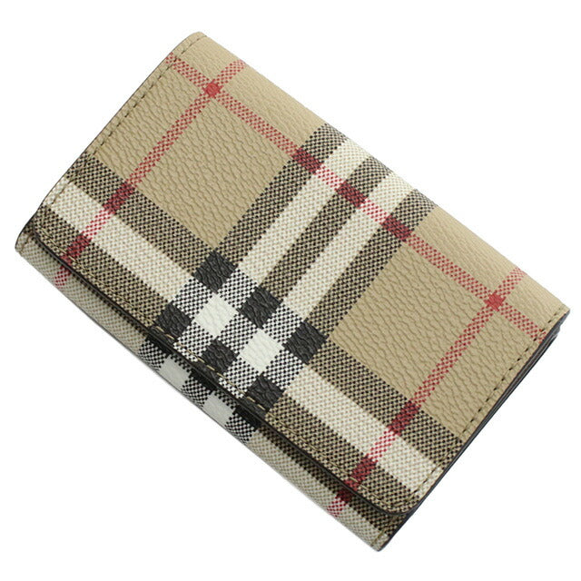 バーバリー 三折財布小銭入付き レディース ブランド BURBERRY モルドバ 8070416 ARCHIVE BEIGE ベージュ系 マルチカラー 財布 BUR8070416011
