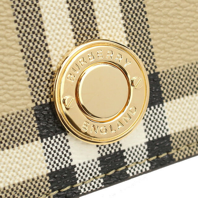 バーバリー 二折財布小銭入付き レディース ブランド BURBERRY ルーマニア 8070417 ベージュ系 マルチカラー 財布 BUR8070417011