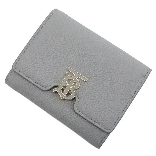 バーバリー 三折財布小銭入付き レディース ブランド BURBERRY イタリア 8070433 LIGHT GREY MELANGE グレー系 財布 BUR8070433011