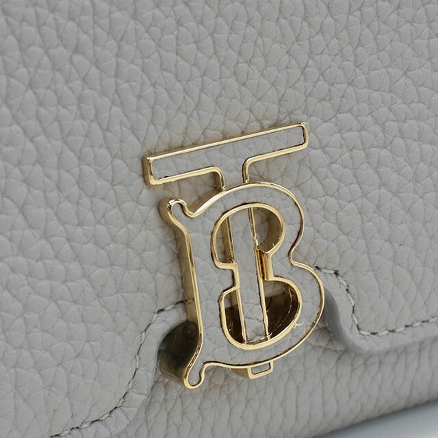 バーバリー 三折財布小銭入付き レディース ブランド BURBERRY イタリア 8070433 LIGHT GREY MELANGE グレー系 財布 BUR8070433011